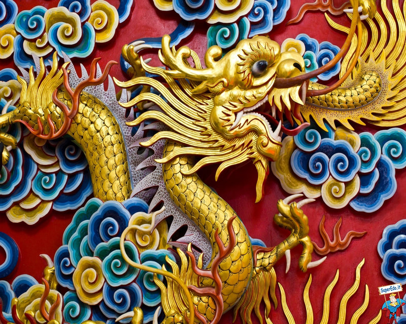 Chinese dragon: it's a symbol of wisdom, power and luck